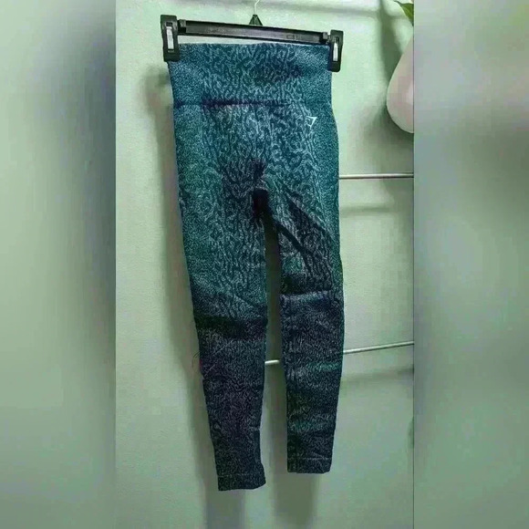 ADAPT ANIMAL SEAMLESS GYMSHARK LEGGING in winter teal - Picture 1 of 3
